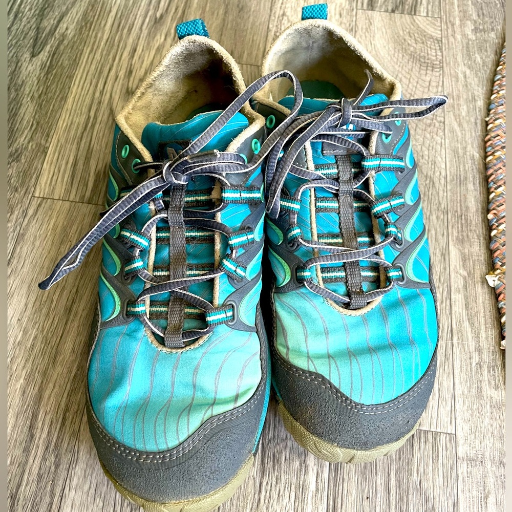Merrell Blue and Gray Barefoot Shoes